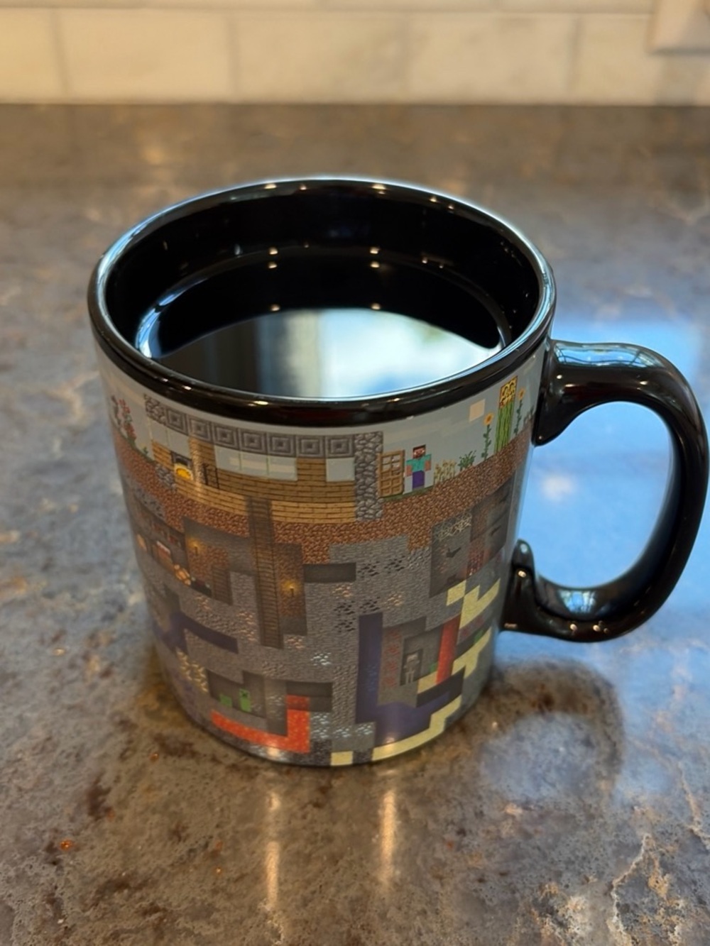 Minecraft heat changing mug